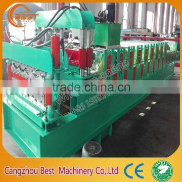 Best double layer glazing glazed roll forming machine