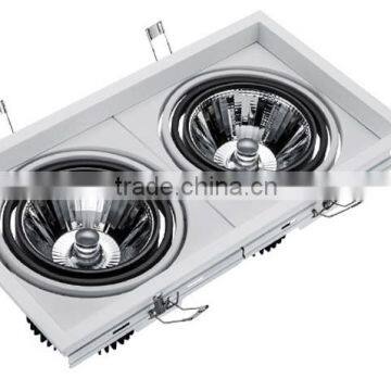 Suitable Color Temperature Commercial Led Grille Light 2*15w Hotel Lighting