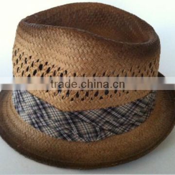 Wholesale men fashion summer fedora hats