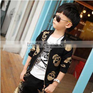 custom children wear 2016 new arrivals leather kids jacket for boys