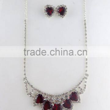 Wholesale cheap ruby necklace sets