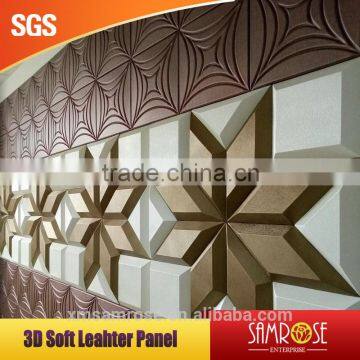 Display window design 3D leather tile