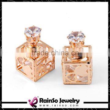 Double Sided Dubai Gold Jewelry Earring