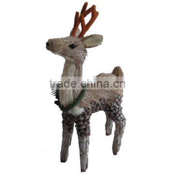 50cm artificial grass DEER christmas ornament DECORATION