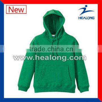 Unisex fashion green wholesale plain hoodies