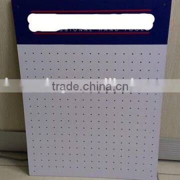 White Melamine 6mm MDF Pegboard