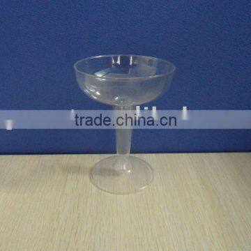 Plastic champagne goblet