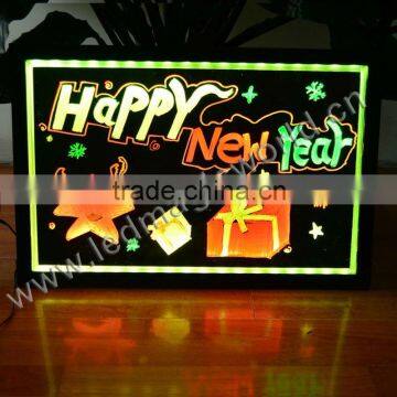 LED Advertising RGB Lighting Board for writting