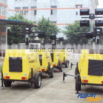 High Mast Portable Mobile Light Tower With 8kw Diesel Generator photo-5
