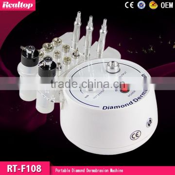 Portable 3 in1 Skin rejuvenation dead skin cell removal diamond microdermabrasion diamond peel machine