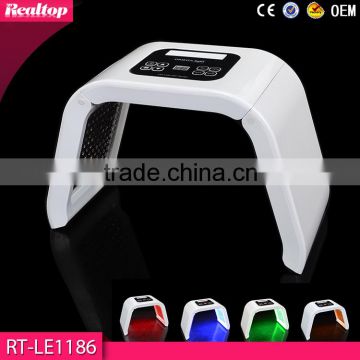 Korea OMEGA Light LED Therapy Red /Blue/Green/Yellow 4Color Led Face Mask Light Phototherapy Lamp Machine For Skin Rejuvenatio