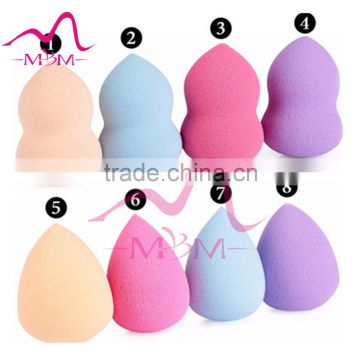 Hot Selling Latex Free puff Gourd Shape Cosmetic Puff Colorful facial puff