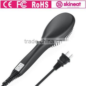 Hot Fast Heat CE FCC ROHS Up LCD Display electric comb hair brush