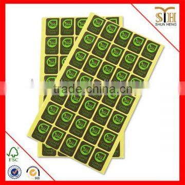 2014 new style customized printing sticker