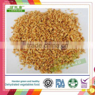 Supply nice dried crispy fried garlic granules from Tianjin or Qingdao port