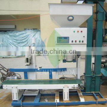 25kg auto heat sewing pellet packing machine for plastic bag