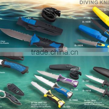 Hot sales sea sports diving knife