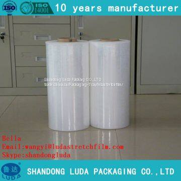 Hot sell smooth transparent hand PE casting stretch wrap film the lowest price