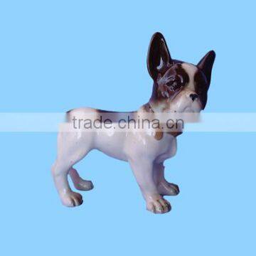 Modern Ceramic French Bulldog Statue