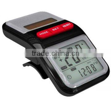 Cycle Bicycle Computer Speedometer Solar Battery Powered