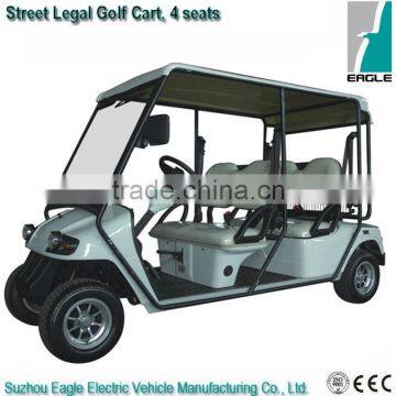 Street legal electric golf cart,4 seater, EG2048KR-01