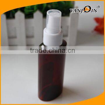 100ml Oval Amber Mist Spray Bottle With White Pumper Sprayer photo-6