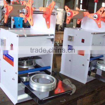 Juice and Beverage Plastic Cup Sealing Machine photo-5