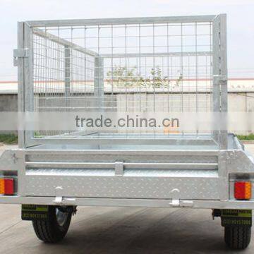 hot dip galvanized box trailer