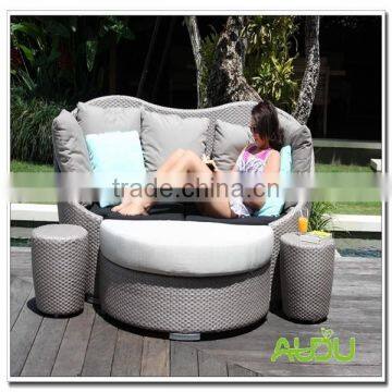 Audu Pe Rattan Daybed/Pe Rattan Aluminium Patio Daybed