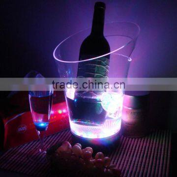 Factory Direct Whole Sale Led Color Changing Modern Clear Ice Bucket Ice Cooler and Holder photo-4