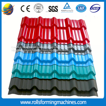 Aluminium Roof Trapezoid Tile Making Machine photo-3
