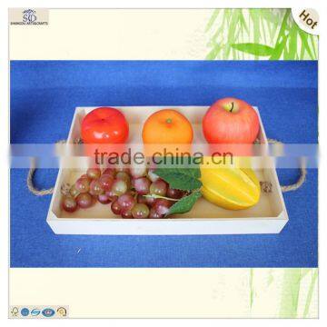 Super Large Fsc Certified 2 Grids Compartments Wooden Tray photo-3