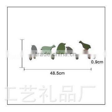 CY080 Wooden Decorative Bird Wall Hook Wood Hook Wooden Decorative Bird photo-6