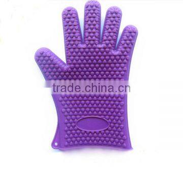 Hot! Heat and Slip Silicone Heat Resistant Gloves For Kitchen