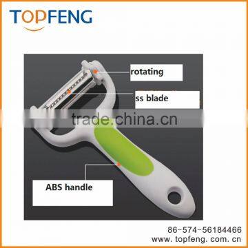3 in 1 Peeler, 3way Peeler With Non-slip Handle, Vegetable Peeler,Peeler/Cutter/Slicer,Multifunction Rotation Vegetable Slicer photo-4