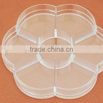 Plum Blossom Shape 7Lattice With Cover Storage Box photo-2