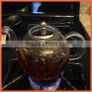 Borosilicate Glass Teapot With Stainless Steel Infuser photo-3