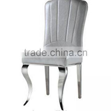 competitive price PU leather stainless steel dining chair A23