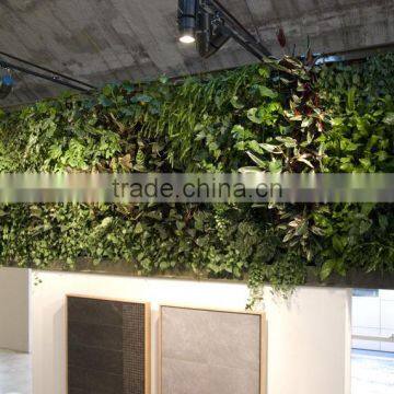 Home and outdoor decoration synthetic cheap artificial vertical green grass wall E08 04R37