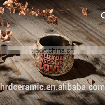 Outdoor and Indoor Pots Wholesale Cement Decorative Plant Pots photo-2