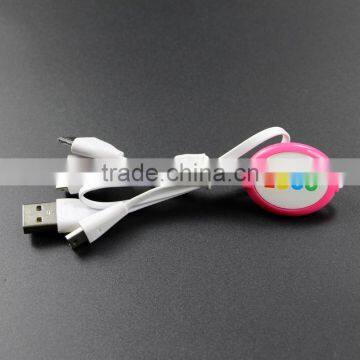 Logo 4 in 1 Charging & Sync Cable for iPhone 6, 6 plus, 5/5S/5C, 4/4S, iPad 4, Mini, Air, Samsung for Brand Promotion