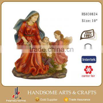 10 Inch Resin Craft Holy Family Figurine photo-2