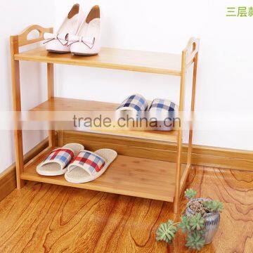 2017 New Style Bamboo Shoe Rack With Handle photo-3
