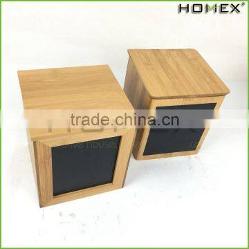 Kitchen bamboo box bamboo food container Homex BSCI/Factory