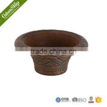 High Quality Round Plastic Flower Pot/Planter/10 Years Lifetime photo-2