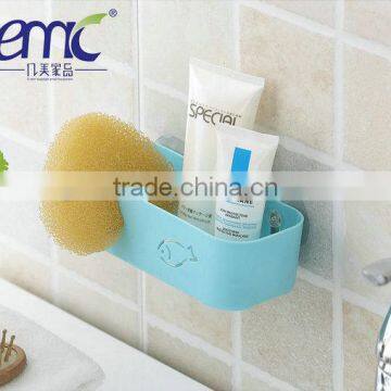 emc creative draining rack, plastic basket bucket with suctions