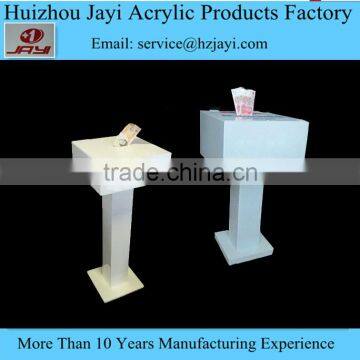OEM Clear Hand Made Donation Box,best Design and Large Donation Box photo-2
