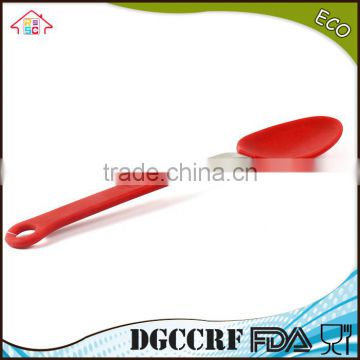 NBRSC Heat Resistant Stainless Steel Kitchen Utensil Premium Silicone Cooking Utensils scoop ladle spoon