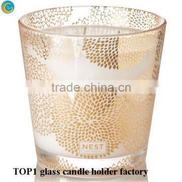 Silver Candlestick Holder Fresh Air Glass Jar Candles Tin photo-4