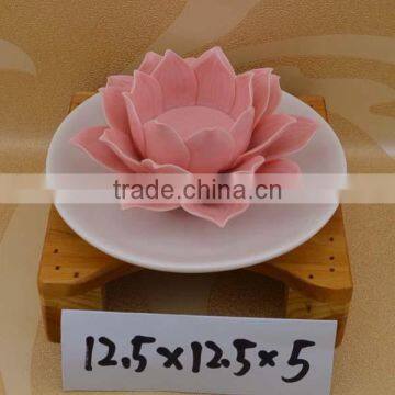 ceramic flower candle holder holder